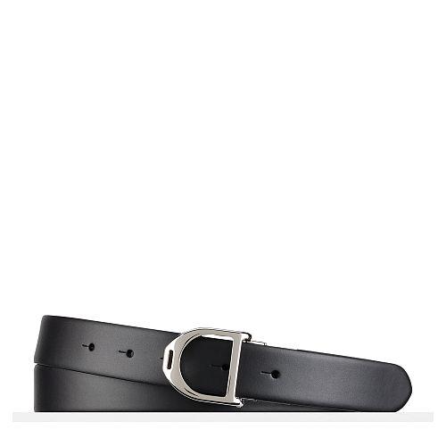 Ralph Lauren Calfskin Reversible Belt Black/dark Brown