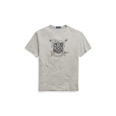 Ralph Lauren Classic Fit Cotton T-shirt Lt Grey Heather 2x Big