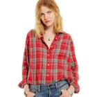Ralph Lauren Denim & Supply Rl Boyfriend Plaid Shirt Barnet Plaid