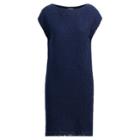 Ralph Lauren Cotton Mesh Shift Dress Navy