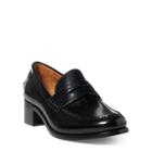 Ralph Lauren Stacie Leather Loafer Black