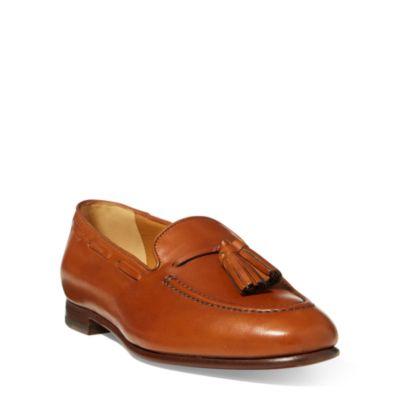 Ralph Lauren Quillis Calfskin Loafer Tan