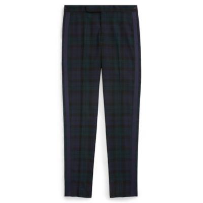 Ralph Lauren Tartan Tuxedo Trouser Black/green/blue