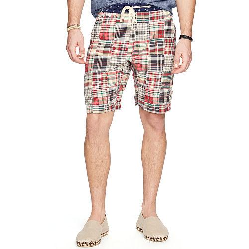 Ralph Lauren Denim & Supply Patchwork Cotton Chino Short Reef Patchwork