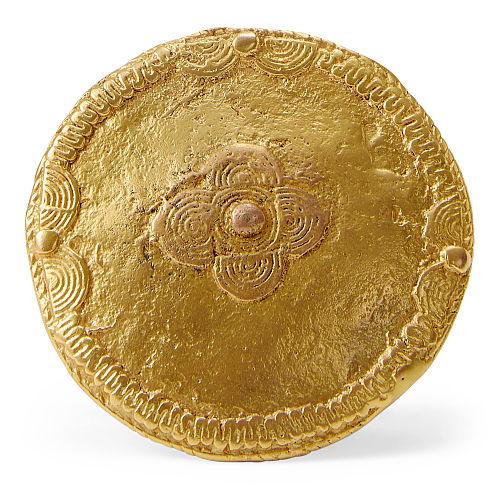 Ralph Lauren Floral Gold-plated Disk Ring Gold