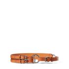 Ralph Lauren Tri-strap Leather Belt Caramel