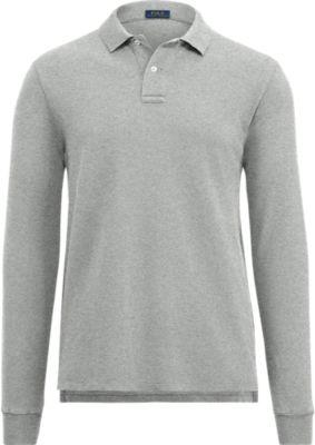 Ralph Lauren Men's Cotton Mesh Polo Shirt Andover Heather