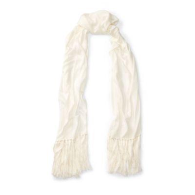 Ralph Lauren Christine Knit Scarf Winter Cream