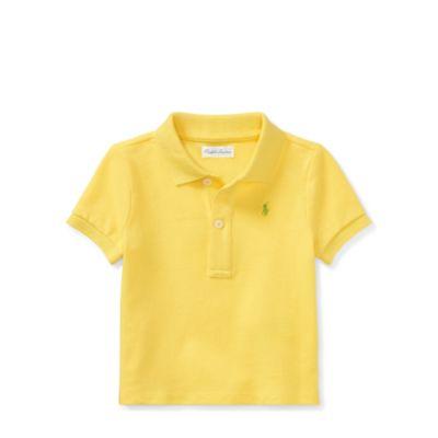 Ralph Lauren Cotton Mesh Polo Shirt Sunfish Yellow 6m