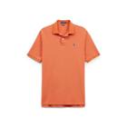 Ralph Lauren Custom Slim Fit Mesh Polo Gear Orange