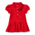 Ralph Lauren Mesh Polo Dress & Bloomer Rl2000 Red 6m