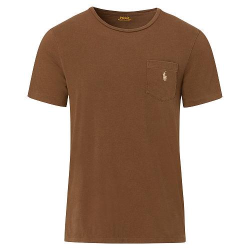 Polo Ralph Lauren Cotton Jersey Pocket T-shirt Warren Brown