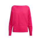 Ralph Lauren Stretch Cotton Dolman Sweater Accent Pink