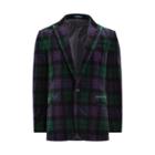 Ralph Lauren Connery Tartan Velvet Jacket Green/purple/red