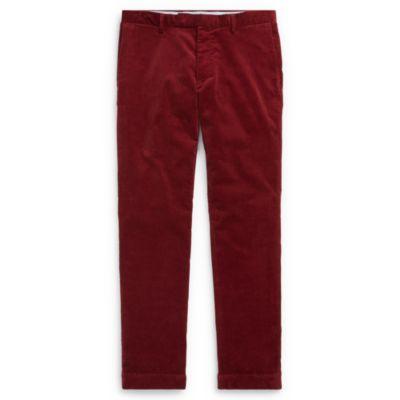 Ralph Lauren Stretch Slim Fit Corduroy Pant Barclay Red