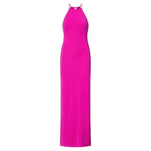 Ralph Lauren Lauren Petite Cutout-back Sleeveless Gown Pink