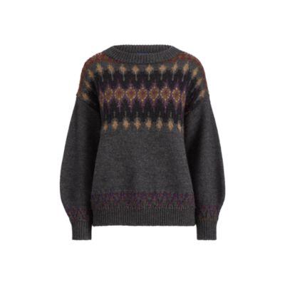 Ralph Lauren Fair Isle Wool-blend Sweater Grey Multi