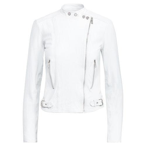 Ralph Lauren Lauren Leather Moto Jacket White