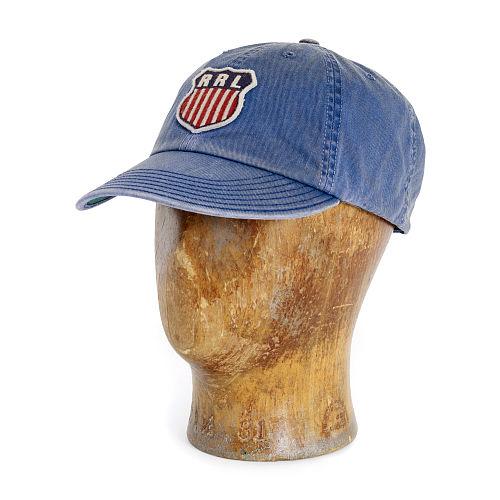 Ralph Lauren Rrl Twill Rrl Ball Cap Midnight Blue