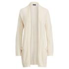 Ralph Lauren Linen Open-front Cardigan Summer Cream