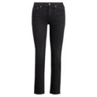 Ralph Lauren The Waverly Straight Crop Washed Black