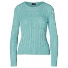 Polo Ralph Lauren Cable-knit Crewneck Sweater Summer Mint