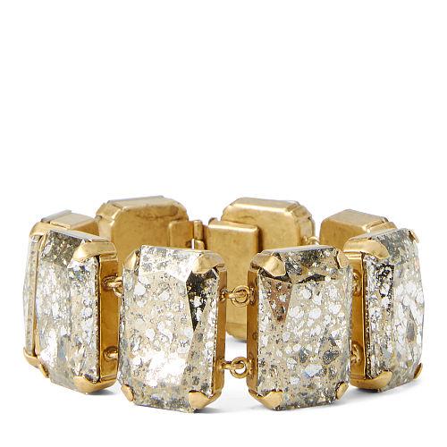 Ralph Lauren Swarovski Crystal Bracelet Silver