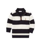 Ralph Lauren Striped Cotton Pullover Chic Cream Multi 12m