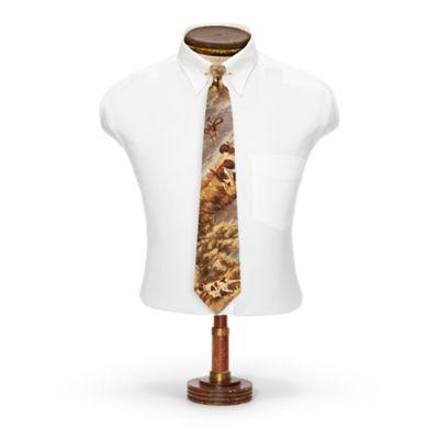 Ralph Lauren Handmade Print Cotton Tie Olive/brown