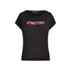 Ralph Lauren Pink Pony Graphic Tee Black