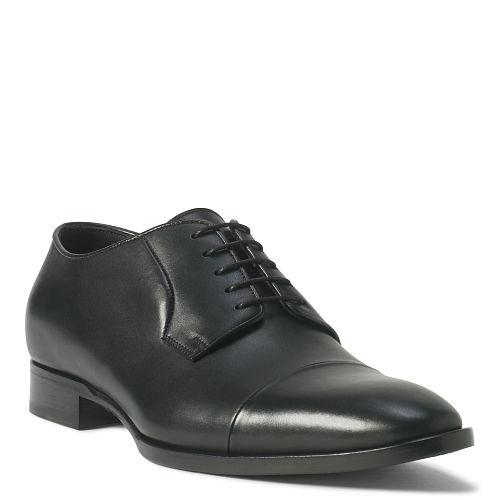 Ralph Lauren Gittens Soft Calf Dress Shoe Black