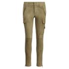Ralph Lauren Suede Skinny Cargo Pant Farm Olive