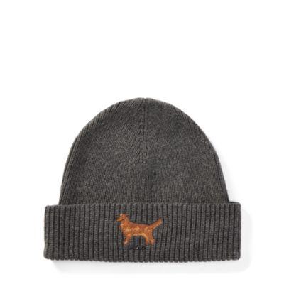 Ralph Lauren Golden Retriever Watch Cap Dk Grnte Ht Retriever