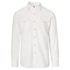 Polo Ralph Lauren Cotton Oxford Western Shirt Bsr White