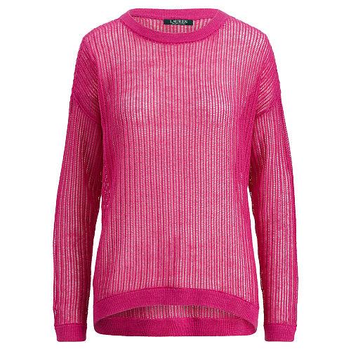 Ralph Lauren Lauren Open-knit Cotton Sweater