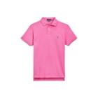Ralph Lauren Custom Slim Fit Mesh Polo Maui Pink
