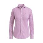 Ralph Lauren Stretch Slim Fit Striped Shirt 303g Purple/white