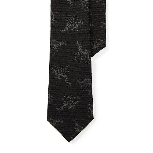 Polo Ralph Lauren Pointer Dog Wool Narrow Tie