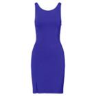Ralph Lauren Scoop-back Sheath Dress Cannes Blue
