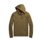 Ralph Lauren Featherweight Cotton Hoodie Defender Green