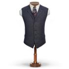 Ralph Lauren Merino-blend Vest Navy White