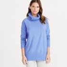 Ralph Lauren Lauren Cowlneck Sweater Blue Cascade