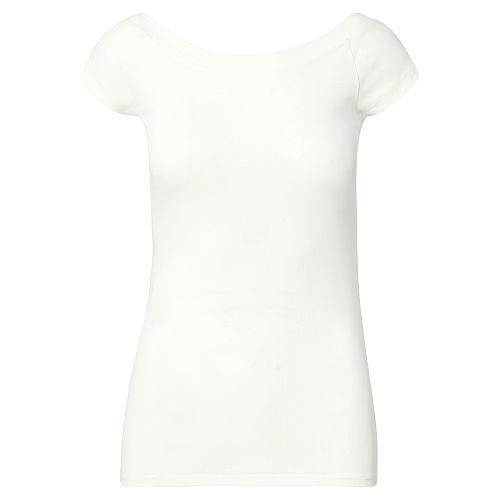 Ralph Lauren Lauren Petite Cotton Off-the-shoulder Top Herbal Milk