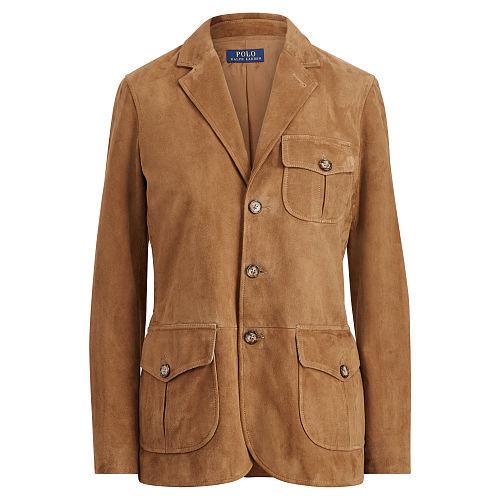 Polo Ralph Lauren Suede 3-button Blazer