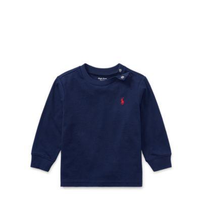 Ralph Lauren Cotton Jersey Crewneck T-shirt Newport Navy 3m
