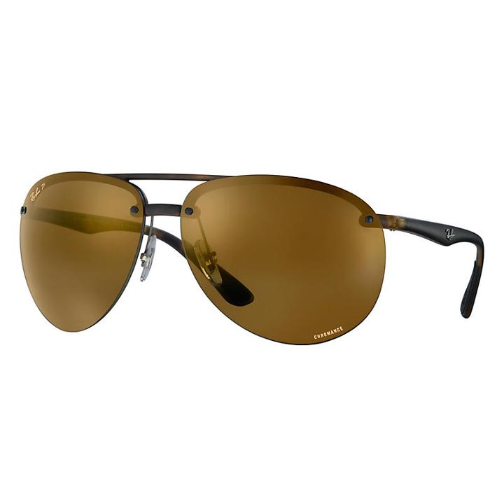 Ray-ban Rb4293 Chromance Tortoise Sunglasses, Polarized Brown Lenses - Rb4293ch