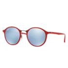 Ray-ban Red Sunglasses, Gray Lenses - Rb4242