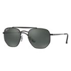 Ray-ban Marshal Black Sunglasses, Polarized Green Lenses - Rb3648