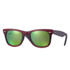 Ray-ban Original Wayfarer Pixel Brown Sunglasses, Green Lenses - Rb2140