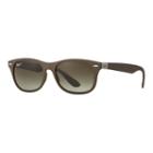 Ray-ban New Wayfarer Liteforce Brown , Polarized Brown Sunglasses Lenses - Rb4207